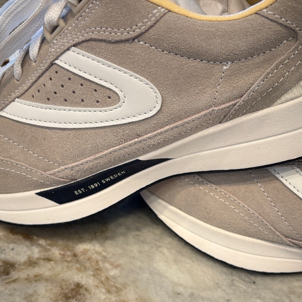 Tretorn Beige and White Athletic Shoes - Picture 2 of 9